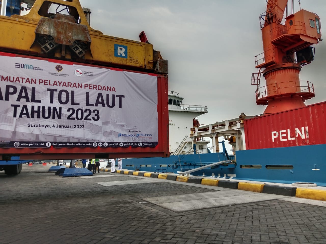 Surabaya Jadi Saksi Pelayaran Perdana Tol Laut Di Titikomapost