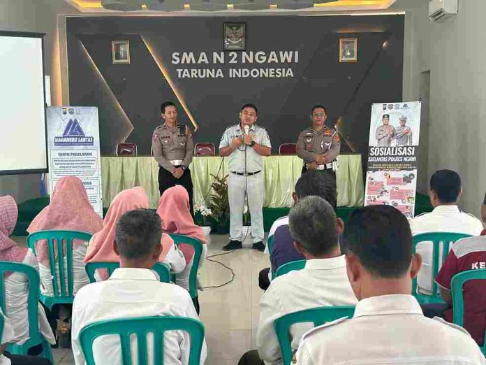 Jasa Raharja Ngawi Ajak Guru Berperan Aktif Beri Pesan Keselamatan Berlalu Lintas