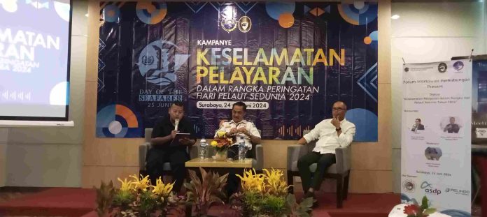 Peringati Hari Pelaut Sedunia Ditjen Hubla Kampanye Keselamatan Pelayaran di Surabaya