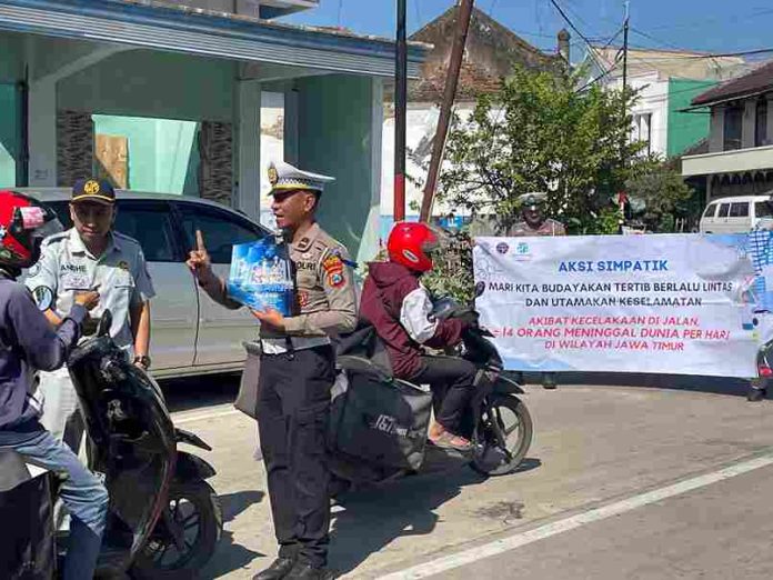 Cegah Fatalitas Korban Laka Lantas Jasa Raharja Gelar Aksi Simpatik didaerah Rawan Laka